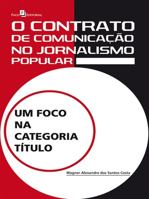 cover image of O contrato de comunicação no jornalismo popular